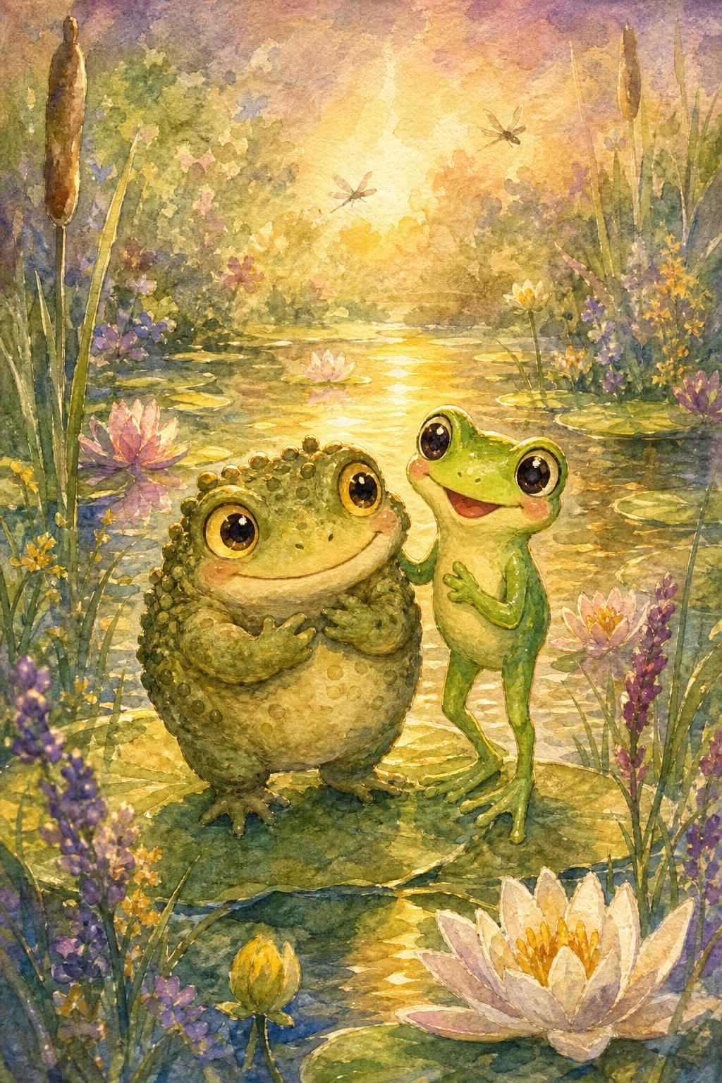 Portada de «Glup y el charco de los amigos»