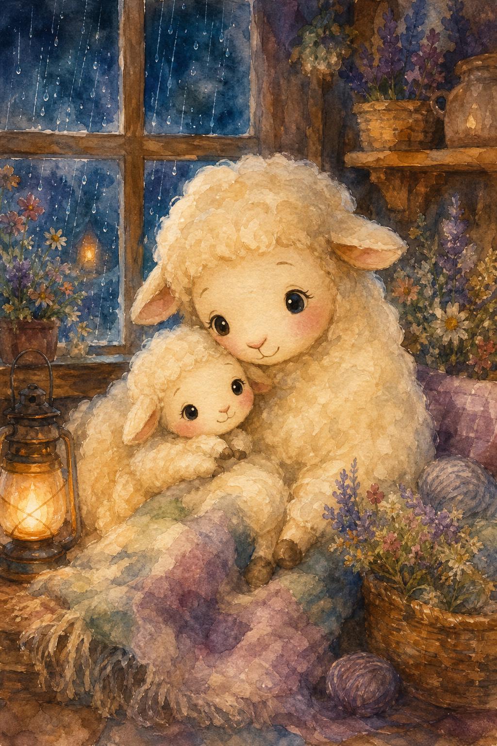 Portada de «Lana y la noche de truenos»