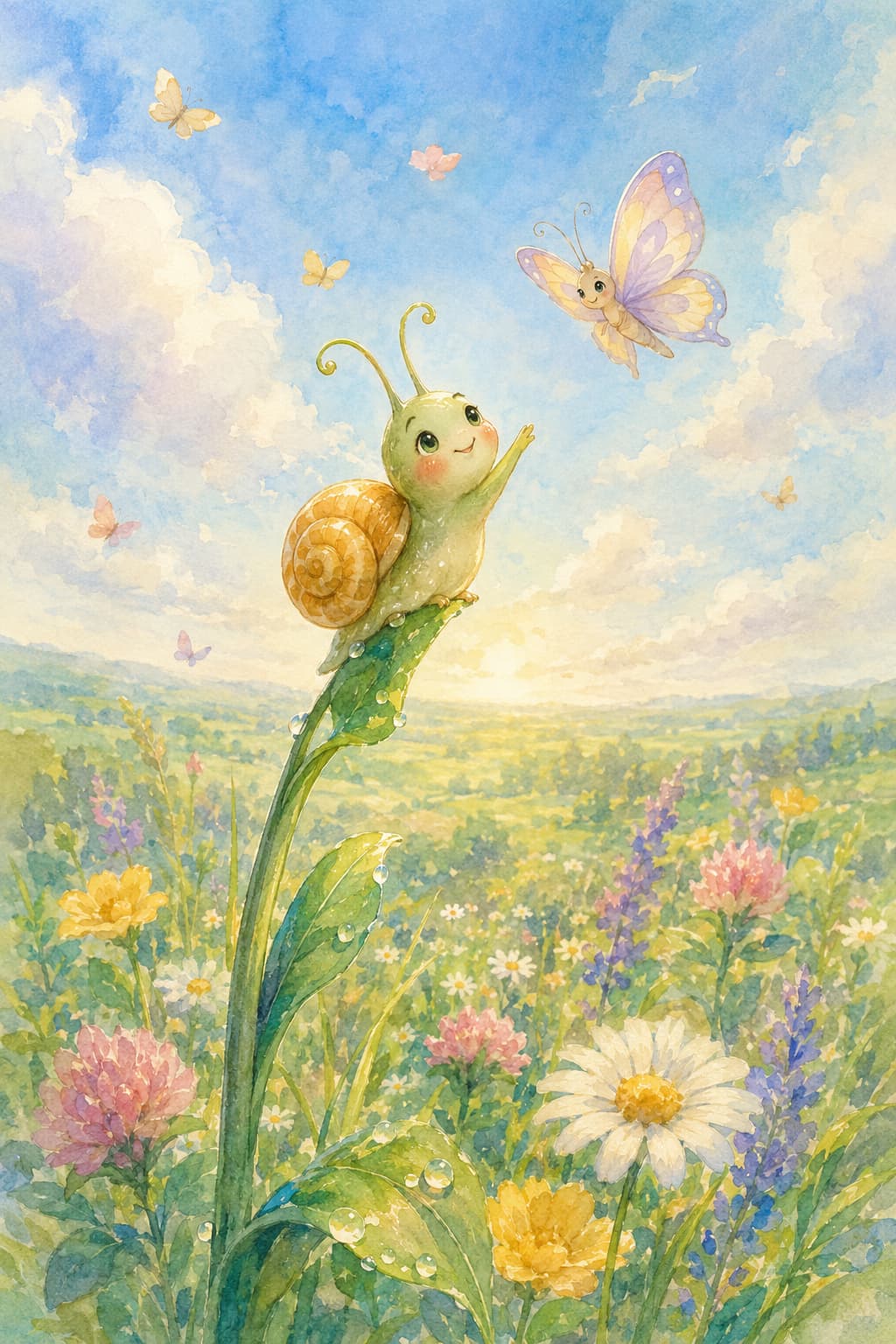 Portada de «Momo, el caracol que quería volar»
